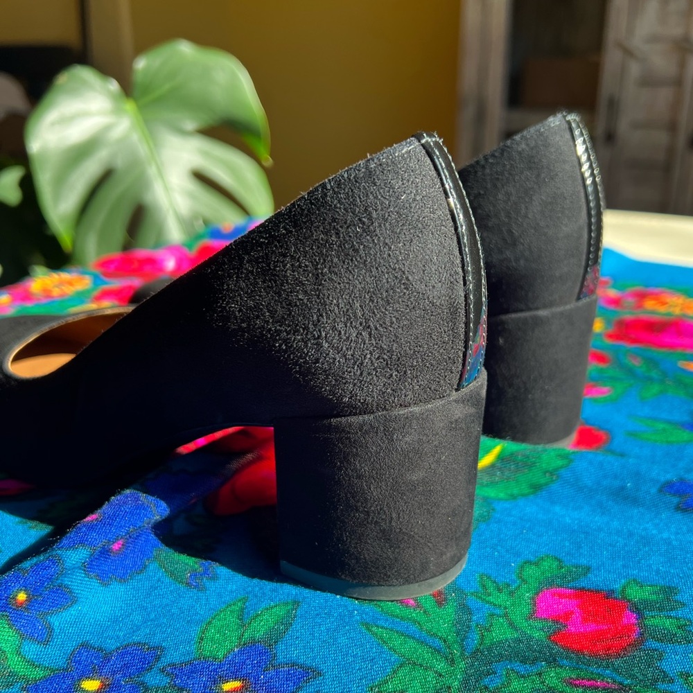 Margaux The Heel - Black Suede - 37 Wide - Picture 5 of 11